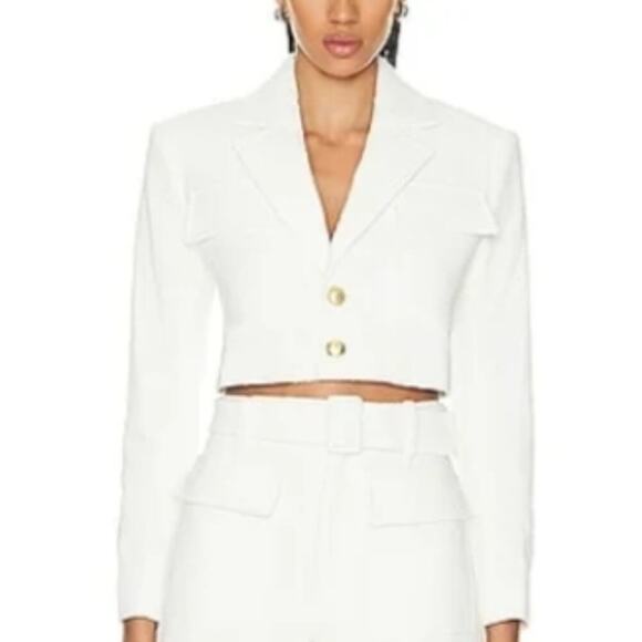 A.L.C. Banks Textured Cropped Blazer - Picture 5 of 10